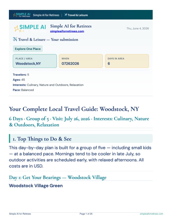 Preview of Woodstock NY travel guide